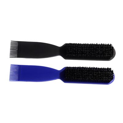 BATHVEVE 2pcs Vintage Beard Grooming Kit Ergonomic Shaving Brush and Comb Men for Travel and Barber Use for Styling and Detangling Beards