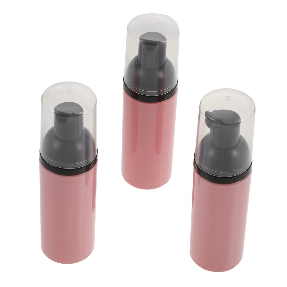 CALLARON 3pcs Foam Pump Bottle Refillable Mousse Bottle Lotion Pump Travel Shampoo Bubble