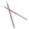 FOYTOKI 2Pcs Cuticle Pushers Durable Nail Cleaner Tools for Manicure Pedicure Ergonomic Design for Easy Control for Home Salon Use view 1