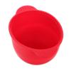BATHVEVE Wax Pot Liner Silicone Wax Melt Warmer Replacement Bowl for Hair Removal and Facial Masks Easy to Clean Versatile Use Beauty Treatments Red view 1