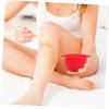 BATHVEVE Wax Pot Liner Silicone Wax Melt Warmer Replacement Bowl for Hair Removal and Facial Masks Easy to Clean Versatile Use Beauty Treatments Red view 4