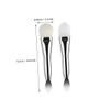 BAZEITFLOW 2pcs Silicone Facial Brush Applicator for Women Mask Brush Bowl Soft Bristle Face Makeup Tool for Skincare view 2