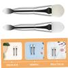 BAZEITFLOW 2pcs Silicone Facial Brush Applicator for Women Mask Brush Bowl Soft Bristle Face Makeup Tool for Skincare view 3