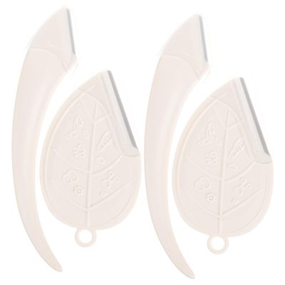 BATHVEVE 2pcs Eyebrow Razor Set for Women Curved Facial Hair Removal Shavers Gentle Blades Portable and Easy to Use Eyebrow Trimmers for Precise Shaping