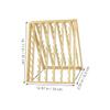 BATHVEVE Wood Hair Extension Holder Multi-Purpose Wall-Mounted Braiding Rack for Hair Salon Sturdy Thread Organizer Natural Finish for Stylists and Home Use view 2