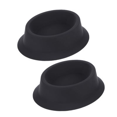 DONFAMDS 2pcs Silicone Foaming Shaving Bowl for Men Lightweight Barber Cleaning Supplies for Home Grooming and Travel Sleek Design for Comfortable Use