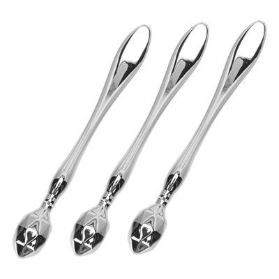 PACKOVE 3pcs Professional Eye Cream Applicators Metal Eye Massage Tools to Reduce Puffiness Dark Circles Wrinkles Convenient Silver