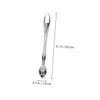 PACKOVE 3pcs Professional Eye Cream Applicators Metal Eye Massage Tools to Reduce Puffiness Dark Circles Wrinkles Convenient Silver view 2