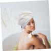 BATHVEVE 2pcs Microfiber Hair Drying Cap Absorbent Head Wrap Towel for Women Quick Drying Hat Turban Bath Towel view 4