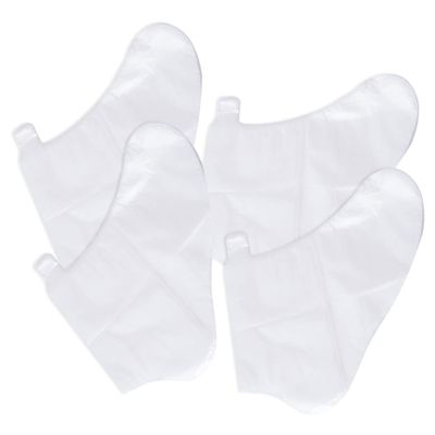 BCOATH Moisturizing Disposable Foot Covers 10-Pack Waterproof Foot Socks for Pedicure for Cracked Heels Random Color