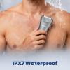 ENSSU Manscaper for Men with BLADELOCK, Electric Body Hair Trimmer for Men with LED Spotlight & LCD Display, IPX7 Waterproof Wet/Dry Razor/Shavers for Pubic, Chest, Groin, Legs & Bikini Hair Grooming view 3