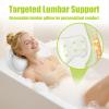 Bathland Full Body Bath Pillow for Tub - Extra Long & Thick Tub Pillow with Head, Back & Lumbar Support, 168 Non-Slip Suction Cups, Soft 5D Mesh Spa Cushion, Fits All Tubs-Gift for Soaking view 3