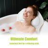 Bathland Full Body Bath Pillow for Tub - Extra Long & Thick Tub Pillow with Head, Back & Lumbar Support, 168 Non-Slip Suction Cups, Soft 5D Mesh Spa Cushion, Fits All Tubs-Gift for Soaking view 4