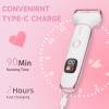 Electric Razors for Women, Bikini Trimmer 4 in 1 Lady Shaver, Wet/Dry Cordless Hair Remover for Nose Hair Face Eyebrow Arms Legs Armpit Underarm Pubic Area Electric Grooming Set LED Display view 3