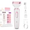 Women's Electric Razor Bikini Trimmer, 4-in-1 Cordless Shaver for Face, Legs, Underarms, Pubic Hair  Wet/Dry Use, Painless Hair Removal view 1