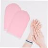 ARTSEWPLY 2pcs Paraffin Wax Gloves for Hand Spa Care Reusable Moisturizing Mittens for Hot Wax Treatments Comfortable Lightweight Design for Hand Skin Care for Beauty Salon Use view 4