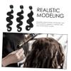 LOORGVEL 3pcs Body Wave Hair Extensions Synthetic Bundles for Women Comfortable Lightweight for and to Wash Style view 4