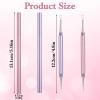 Kifmurase 2-in-1 Professional Stainless Steel Acne Removel Needle, Blackhead Remover Blemish Extractor Tool, Pimples Comedone Extractor Removal Tool, Double Ended Needle with Cap Removal for Nose Face view 2