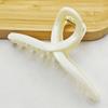 1 pieces of women's girls' hair clip, beige large claw clip, ponytail hair clip, fashionable hair accessory gift (4.33IN) view 1