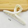 1 pieces of women's girls' hair clip, beige large claw clip, ponytail hair clip, fashionable hair accessory gift (4.33IN) view 2