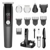Beard Trimmer for Men, Electric Razor for Nose, Body, Face and Mustache, 5-in-1 Barber Hair Clippers, Cordless Shavers for Men Grooming Kit Ideal Gift view 1