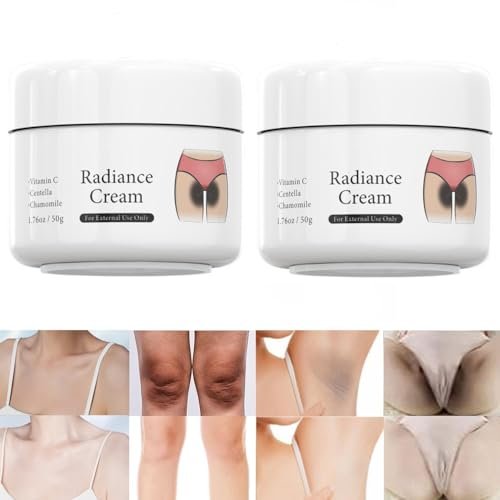 2Pcs Cremas de manchas corporales 50G, Crema ntima para mujeres, Para Piel Entrepierna, Manchas Codos, Piernas Zonas, ntimas Cara Axilas, Rodillas Cuello 50G