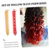 Beaupretty 24pcs Heatless Curling Rods Hair Perm Rods for Styling Effortless Curls Waves Versatile Hair Curling Tools for Home Use view 3