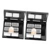 BATHVEVE 2sets Diy Makeup Palette Storage Box Empty Lipstick Eyeshadow Organizer Compartments for Travel view 1