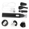 Ipetboom Portable Rechargeable Nose Hair Trimmer for Women Multi-Functional Personal Care Device for Eyebrows Nose and Ear Hair Removal Black view 2