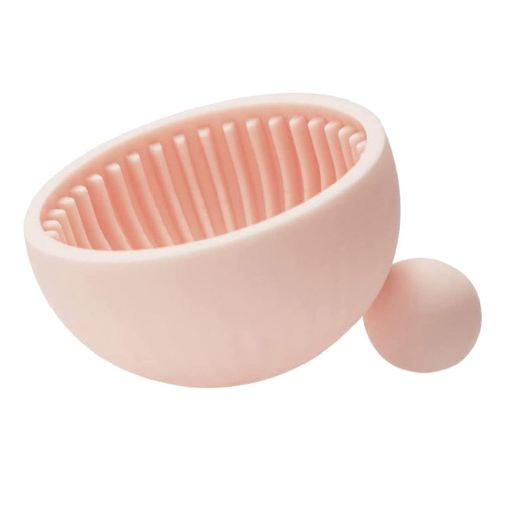 Beatifufu 1pc Pink Silicone Brush Cleaning Mat Deep Clean Makeup Tools Effortlessly and Design for Easy Use for Makeup Artists and Beauty Enthusiasts