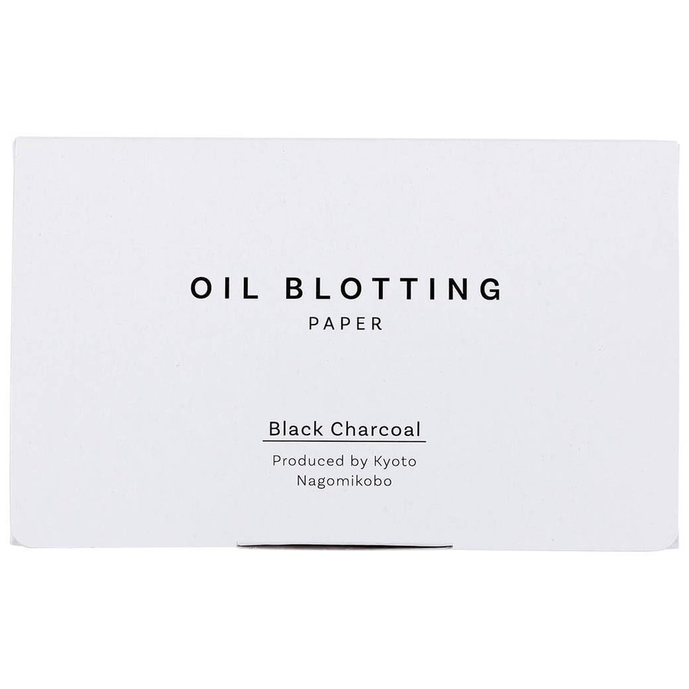 Oil Blotting Paper 100 Sheets,pack of 1  Natural Black Charcoal Facial Tissues with Premium Washi Japanese Paper, Portable Easy Dispensing, Made in Japan, Skin-Care & Makeup Essential
