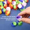 240 Pcs 2 ml Silicone Wax Containers Non-stick Silicone Wax Containers Multi Use Storage Jars Oil Concentrate Bottles for Home Kitchen Travel, Randomly mix colorsNon-stick Jars view 3