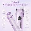 4-in-1 Waterproof Electric Bikini Trimmer & Body Hair Trimmer& Electric Razors for Shaving Woman- Rechargeable Shaver - IP7-compact for Travel view 2