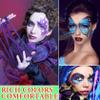 18 Colors Bruise Wheel for Special Effects,Halloween Face Body Paint SFX Makeup,Light Green Witch Zombie Gamora Face Body Paint Oil Based Cosplay Theatrical Halloween Makeup Kit view 4