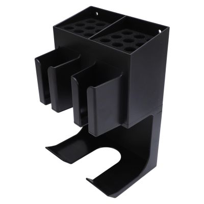 Barber Clipper Holder, Plastic Hair Trimmer Storage Rack Wall Mounted Hair Tool Organizer Hair Dryer and Styling Holder for Home and Salons