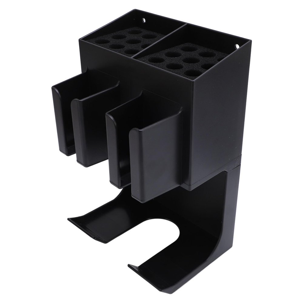 Barber Clipper Holder, Plastic Hair Trimmer Storage Rack Wall Mounted Hair Tool Organizer Hair Dryer and Styling Holder for Home and Salons