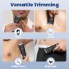 ENSSU Trimmer for Men, Manscape Body Hair Trimmer for Men with Ceramic Blade & LED Light, Waterproof Electric Shaver Groomer for Pubic Hair, Chest, Legs & Bikini, Pubic Hair Trimmer for Wet/Dry Use view 4