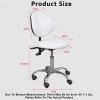360 Swivel Rolling Saddle Stools,Saddle Chairs Support Ergonomic,for Salon Clinic Lab Office Home Studio Kitchen Dining(B) view 2