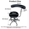 360 Swivel Rolling Saddle Stools with Wheels,Saddle Chairs Support Ergonomic,for Salon Clinic Lab Studio Kitchen Living view 3