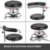 360 Swivel Rolling Saddle Stools with Wheels,Saddle Chairs Support Ergonomic,for Salon Clinic Lab Studio Kitchen Living view 4