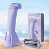 krofaue Women Electric Shaver - Cordless Waterproof Body Foil Shavers, Dry & Wet Electric Razors for Women with LED Display USB Charge Dock Purple view 1