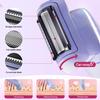 krofaue Women Electric Shaver - Cordless Waterproof Body Foil Shavers, Dry & Wet Electric Razors for Women with LED Display USB Charge Dock Purple view 2