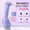 krofaue Women Electric Shaver - Cordless Waterproof Body Foil Shavers, Dry & Wet Electric Razors for Women with LED Display USB Charge Dock Purple view 4
