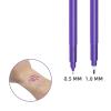 Fine Skin Marker Set with Ruler, Quick Drying Erasable Skin Scribes for Salon Designs, 10ml Purple Body (1.0mm) view 4