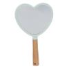 LALADEFIEE Heart Shape Handheld Makeup Mirror Stylish Portable Beauty Mirror for Home Travel Durable Design for Makeup Application Present Giving view 1
