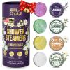 W&E Choice Shower Steamers Aromatherapy 8 Counts, Christmas Gifts for Women, Shower Bombs with Natural Essential Oils for Daily Relaxation & Stress Relief, Birthday Gifts for Wife, Mom view 1
