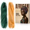 African Net Sponge Authentic - Back Scrub Exfoliating Net Sponge with Knots - 2 Pieces African Bath Sponges for Body Scrubber Exfoliator - Back Washer for Shower Accessories view 1