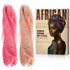African Net Sponge Authentic - Back Scrub Exfoliating Net Sponge with Knots - 2 Pieces African Bath Sponges for Body Scrubber Exfoliator - Back Washer for Shower Accessories view 1