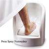 JnbCKJ Automatic Foot Wash Basin with Press Spray Function - Includes Inlet/Outlet PVC Pipes & Angle Valves - Water-Saving Foot Spa for Relaxation & Hygiene view 3