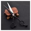 6.0 Inch Household Black Retro,Flat Cut,Special Scissors for Hairdressers Hair Cutting Scissors view 2